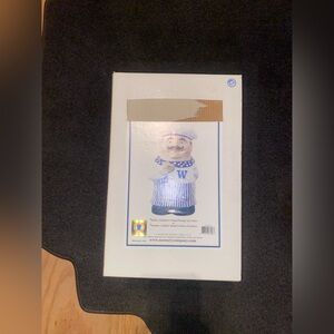 Washington Huskies Collectible Chef Cookie Jar NCCA The Memory Company 2004 Rare